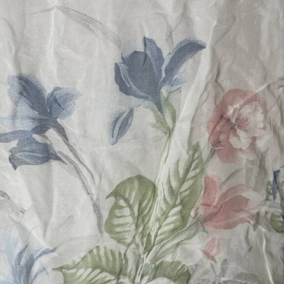 ELENA BALDI Stunning Wrinkle Effect Italian Silk Boho Double-Layer Top - Size L - Picture 6 of 7